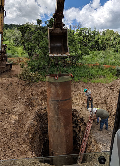 underground construction project