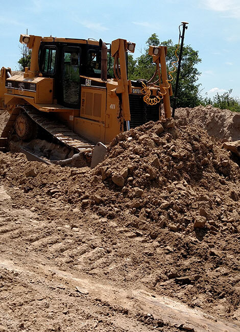 equipment at job site